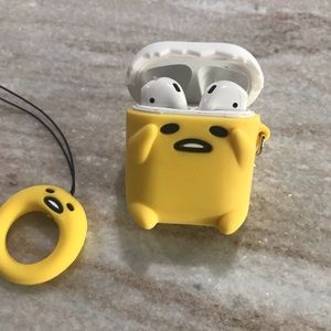 Adorable Gudetama iPhone Airpod Case - NEW